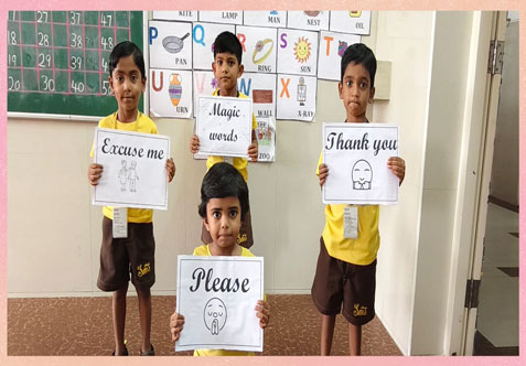 Using magical words demonstrate good manners and respect for others.