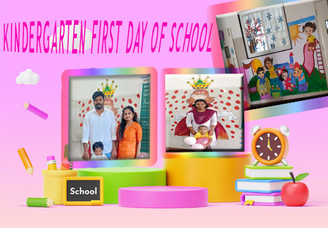 On the first day of the academic year, the Principal welcomed the parents and shared the school's motto, "Character-Based Quality Education."